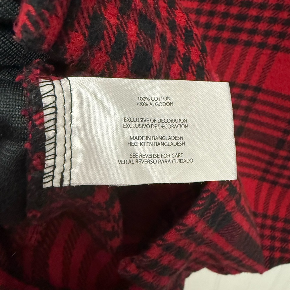 Vintage Woolrich Thick Flannel Button Up Plaid Wool Men's Size XLarge Red (W-3) - Picture 6 of 11